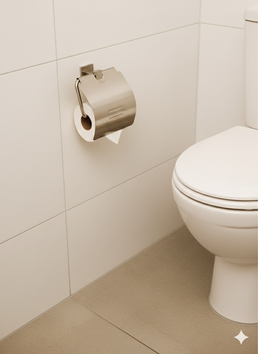 PORTE PAPIER WC INOX GOLAS – Image 4