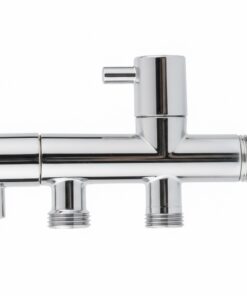 ROBINET EQQUIER DOUBLE 1/2*1/2*3/8 EURO